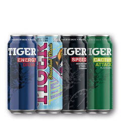 Tiger energy drink, newschool, kaktus, speed