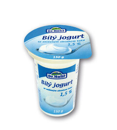 Dr. Halíř bílý jogurt se sníženým obsahem tuku 1,5%