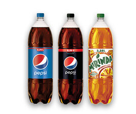 Pepsi, 7UP, Mirinda