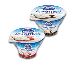 Kunín Athentikos jogurt bílý, ochucený