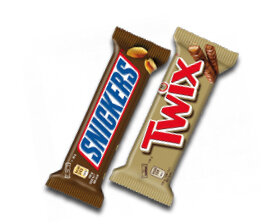Snickers, Twix