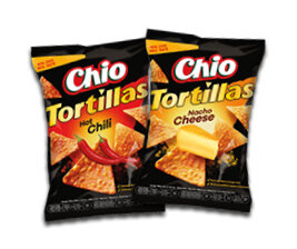 Chio Tortillas hot chilli, slané, sýrové