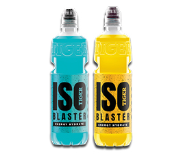 Tiger ISO Blaster isotonický ovocný nápoj s vitaminy a kofeinem