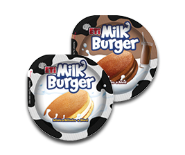 Milk Burger Medový burger plněný