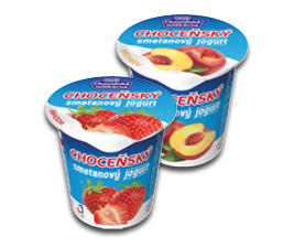 Choceňský smetanový jogurt ochucený